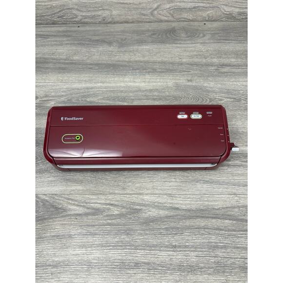Food Saver Model FM3612 Red With Some Bag Material - Picture 2 of 7